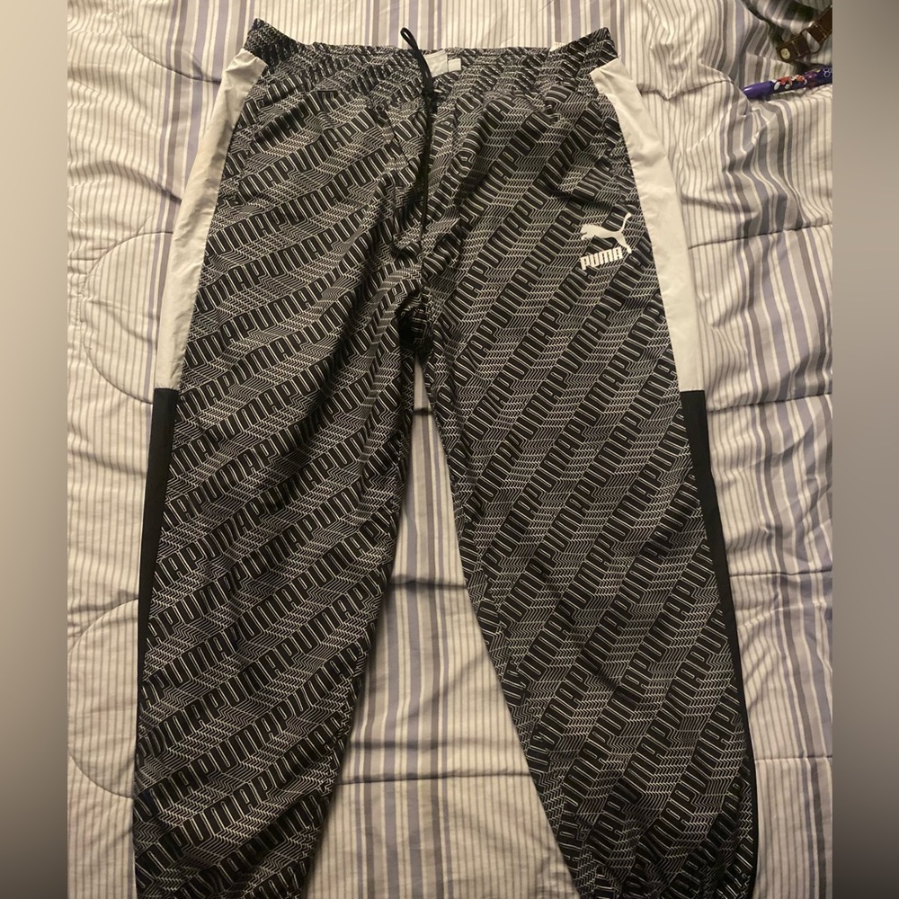 Men’s Puma Swish Pants XXL Black and White